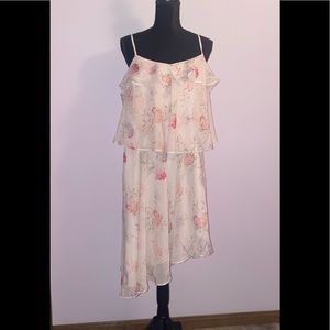 Asymmetrical Spaghetti Strap Dress